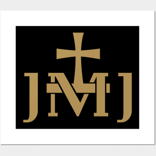 JMJ Jesus Mary Joseph Insignia Posters and Art